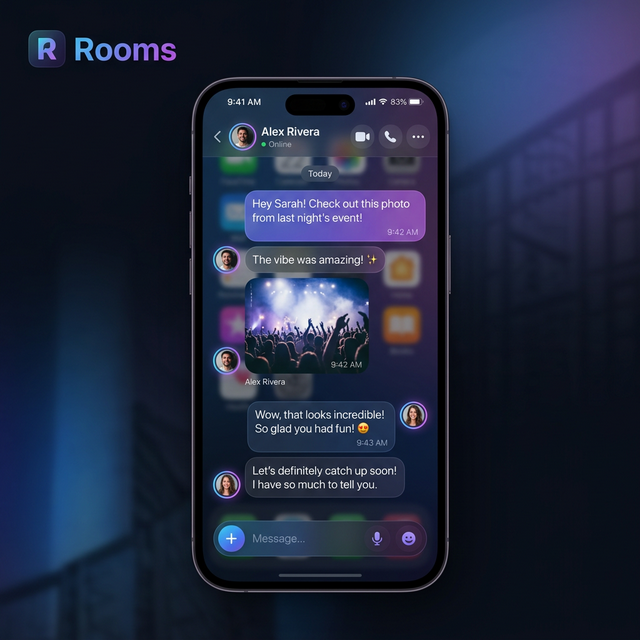 Rooms Social Network App